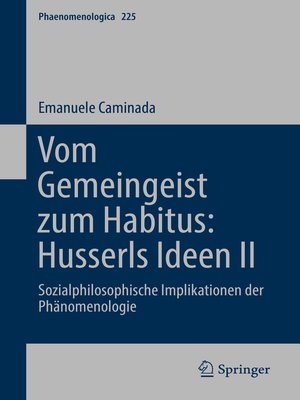 cover image of Vom Gemeingeist zum Habitus